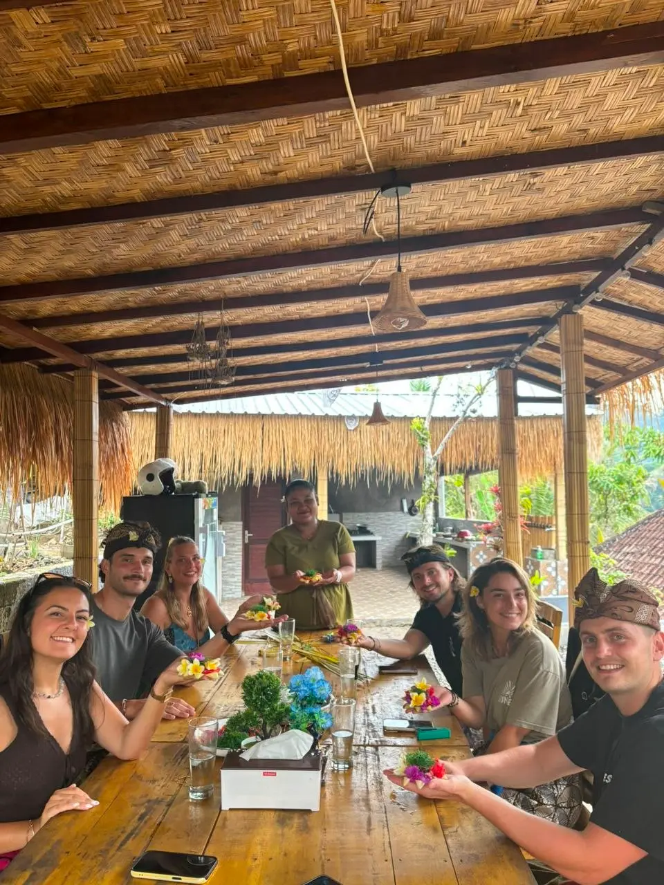 Cooking, Offerings and Rice Terrace Walk
